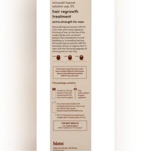 6-Month Hair Regrowth (Minoxidil), plus 8 bottles of Hims Thick Fix shampoo